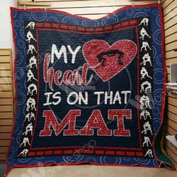 Wrestling Quilt Blanket Dhc1102896Td and Home Decor
