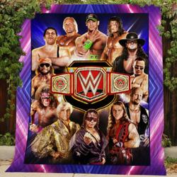 Wrestling Wwe - Quilt and Home Decor