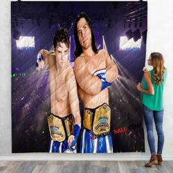 Wwe Paul London And Brian Kendrick N 3D Customized Personalized Quilt Blanket and Home Decor