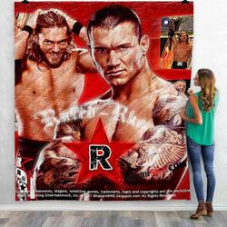 Wwe Rated-Rko D 3D Customized Personalized Quilt Blanket and Home Decor