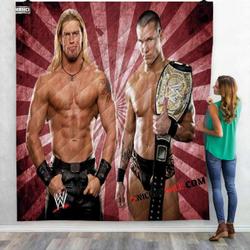 Wwe Rated-Rko V 3D Customized Personalized Quilt Blanket and Home Decor