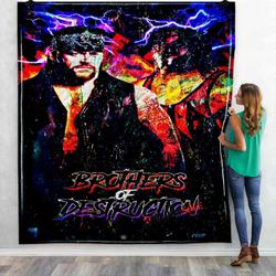 Wwe The Brothers Of Destruction D 3D Customized Personalized Quilt Blanket and Home Decor