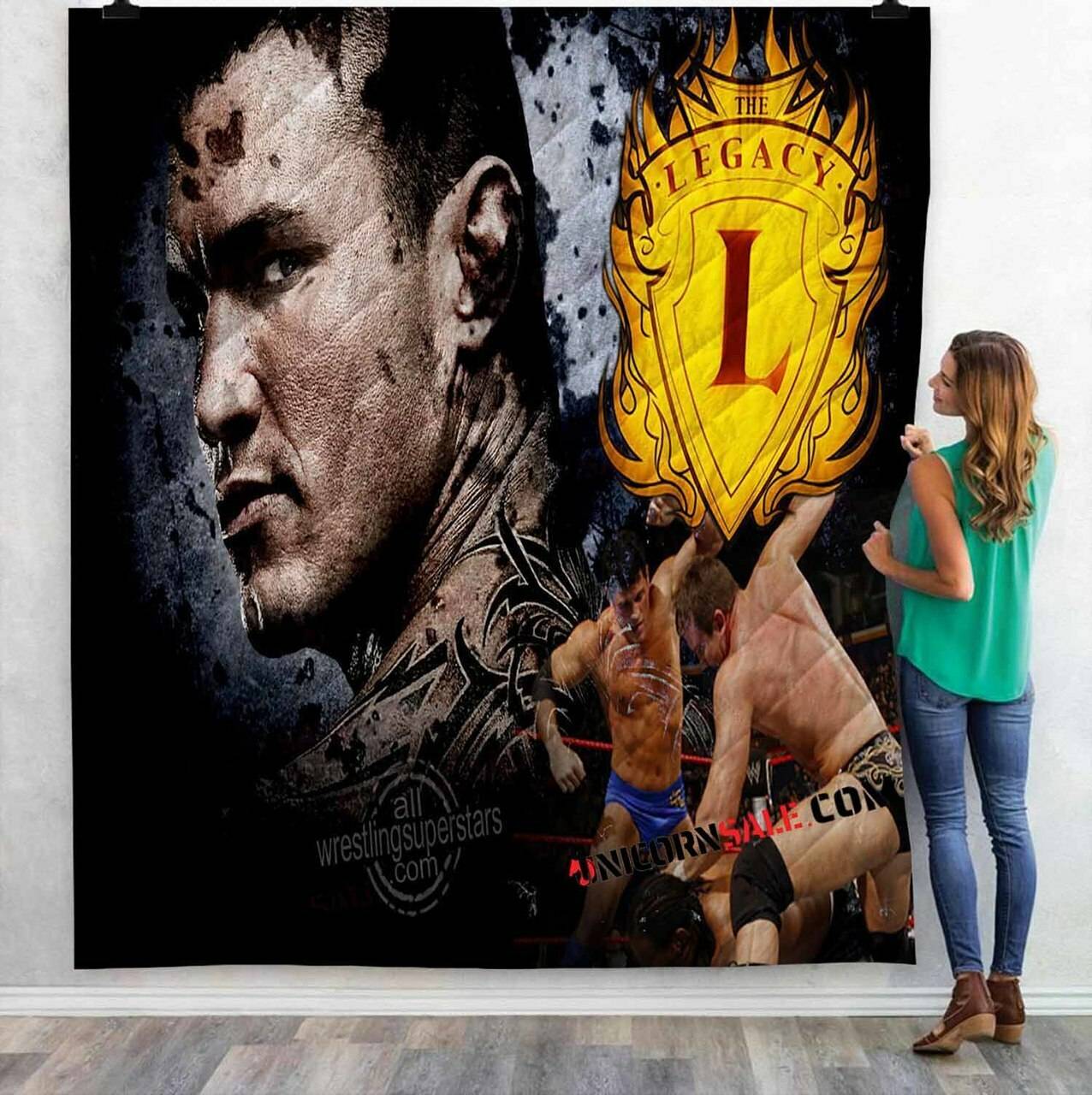 Wwe The Legacy V 3D Customized Personalized Quilt Blanket and Home Decor