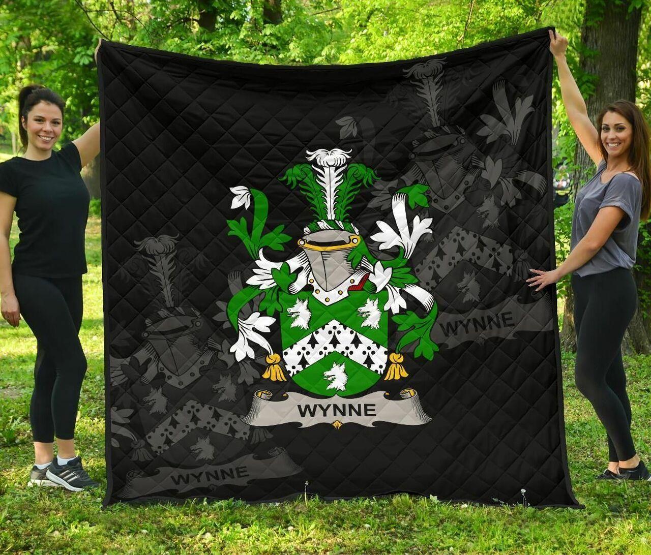 Wynne Ireland Irish Family Crest JFJ15199 3D Customized Quilt 2707 and Home Decor