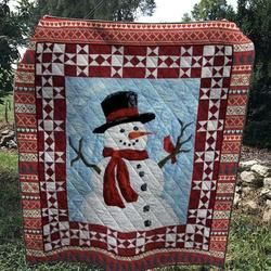 Xmas 1103 96 Quilt Blanket  Quilt and Home Decor