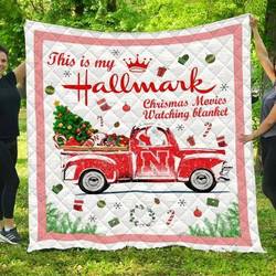 Xmas Nebraska Cornhuskers Football Quilt Blanket Fan Made and Home Decor