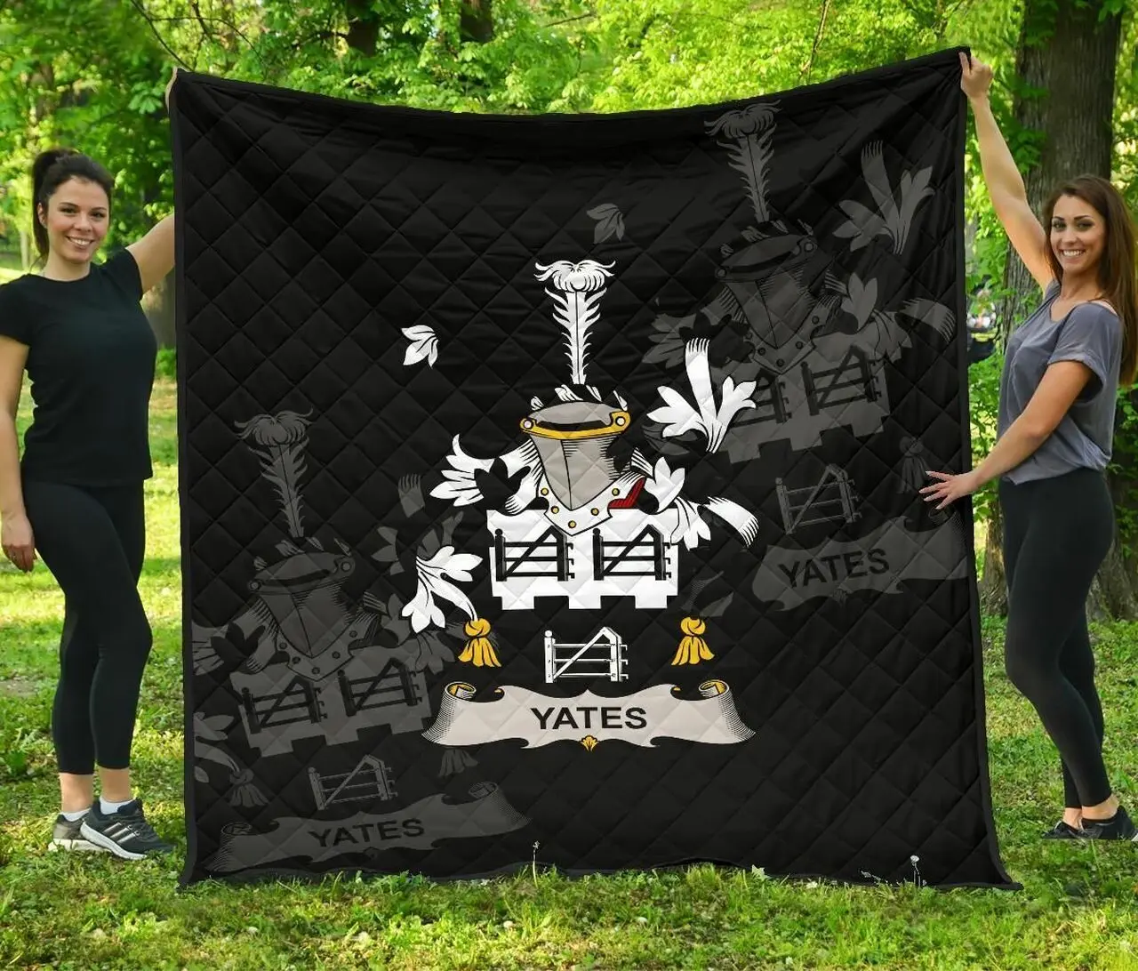 Yeates Ireland Irish Family Crest JFJ15216 3D Customized Quilt 2707 and Home Decor