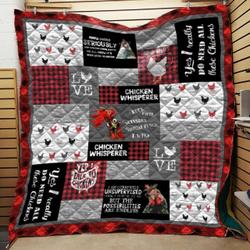 Yes I Really Do Need All These Chickens Quilt Blanket Great Customized Blanket Gifts For Birthday Christmas Thanksgiving and Home Decor