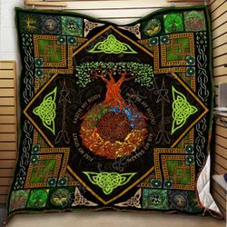 Yggdrasil Tree Of Life Cl19101005Mdq Quilt Blanket and Home Decor