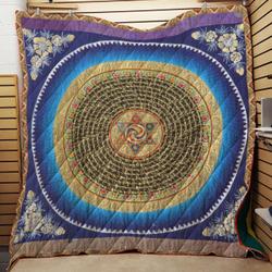 Yin Yang Mandala Quilt and Home Decor