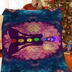 Yoga Quilt Blanket and Home Decor