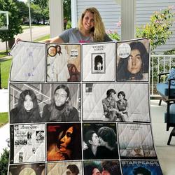 Yoko Ono Quilt Blanket and Home Decor
