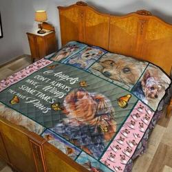 Yorkie My Friends LY4 3D Customized Quilt and Home Decor
