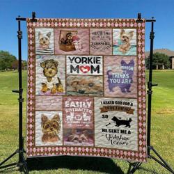 Yorkie Td2809925 Quilt Blanket and Home Decor