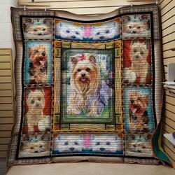 Yorkshire Terrier 8030099 Quilt Blanket  Quilt and Home Decor