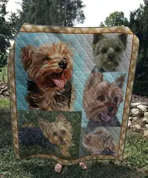 Yorkshire Terrier Dog 1303 68 Quilt Blanket  Quilt and Home Decor
