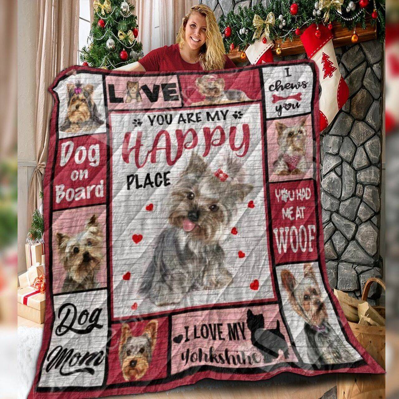 Yorkshire Terrier HP Epilogue 3D Customized Quilt and Home Decor