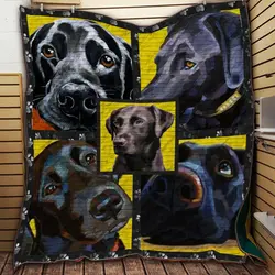 Yorkshire Terrier I Wathing You U Quilt Cn and Home Decor