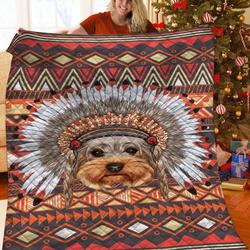 Yorkshire Terrier JFJ15262 3D Customized Quilt 2707 and Home Decor