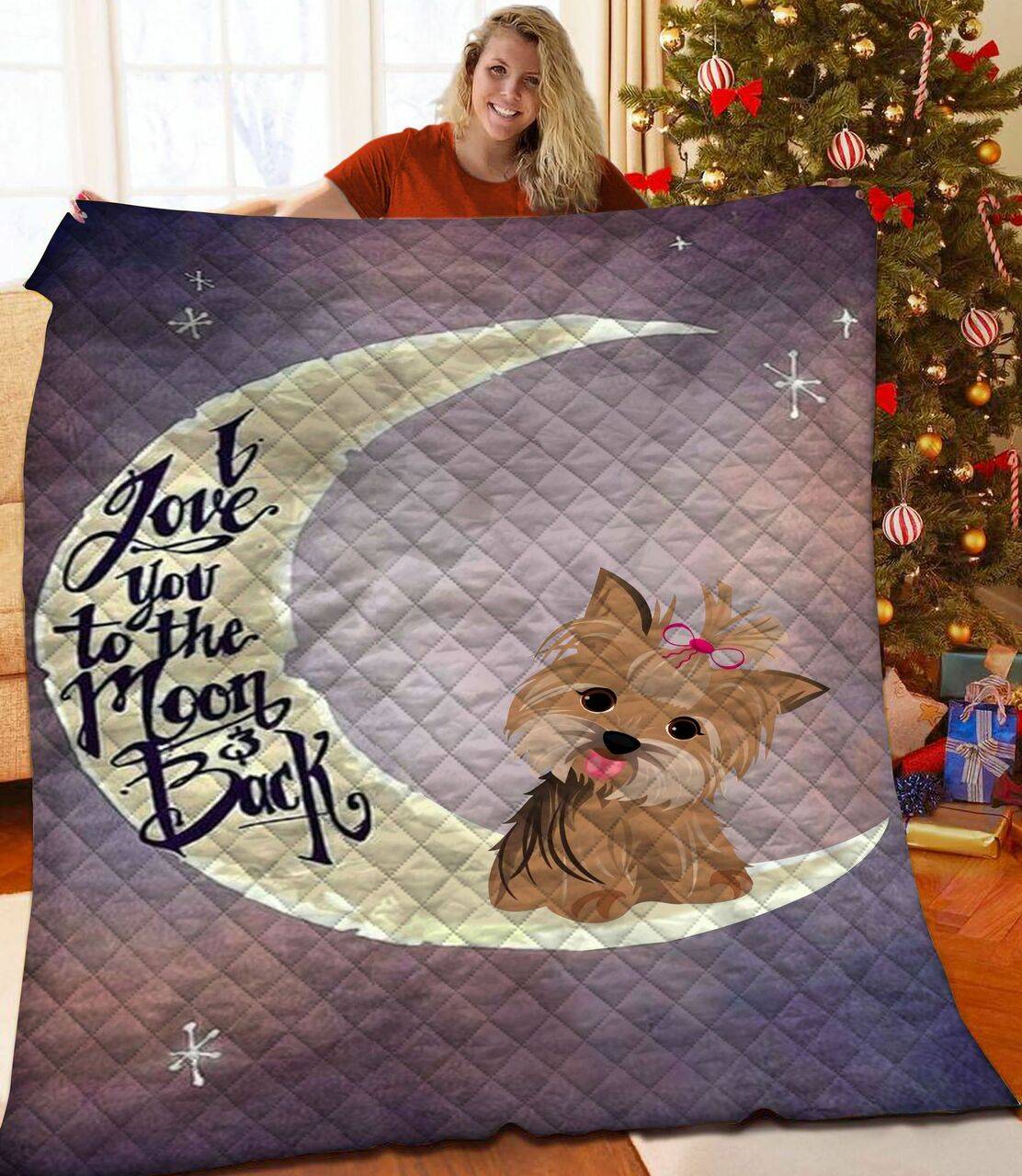 Yorkshire Terrier JFJ15270 3D Customized Quilt 2707 and Home Decor