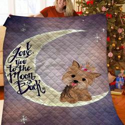 Yorkshire Terrier JFJ15270 3D Customized Quilt 2707 and Home Decor