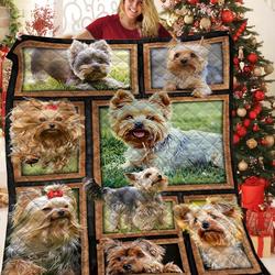 Yorkshire Terrier JFJ15287 3D Customized Quilt 2707 and Home Decor