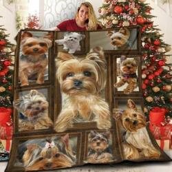 Yorkshire Terrier Lover E Quilt Derqqe and Home Decor