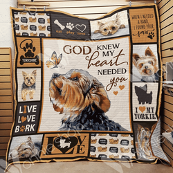 Yorkshire Terrier York York Shire Quilt Blanket Dhc04011569Dd and Home Decor