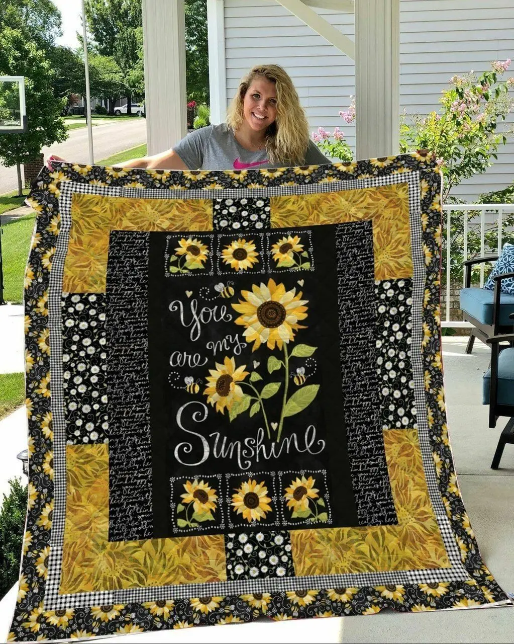 You Are My Sunshine Clh0511767Q Quilt Blanket and Home Decor