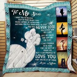 You Will Never Lose Quilt Blanket  Quilt and Home Decor