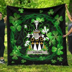 Young Ireland Irish Celtic Shamrock Knot Circle JFJ15324 3D Customized Quilt 2707 and Home Decor