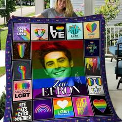 Zac Efron Quilt Blanket Hvt080632  Quilt and Home Decor