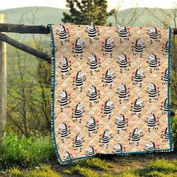 Zebra Hur Quilt Bevrvf and Home Decor