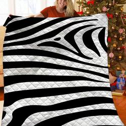 Zebra JFJ15334 3D Customized Quilt 2707 and Home Decor