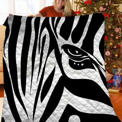 Zebra JFJ15344 3D Customized Quilt 2707 and Home Decor