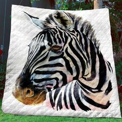 Zebra Quilt Blanket BBB0611327PH and Home Decor