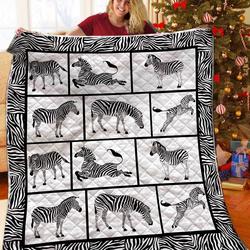 Zebra Quilt Blanket Bbb241012Ht and Home Decor