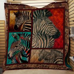 Zebra Quilt and Home Decor