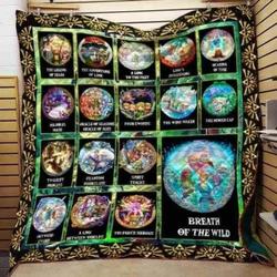 Zelda All Games Blanket Th0907 Quilt and Home Decor