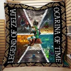 Zelda Ocarina Of Time Blanket Th0907 Quilt and Home Decor
