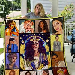 Zendaya Quilt Blanket 01 and Home Decor