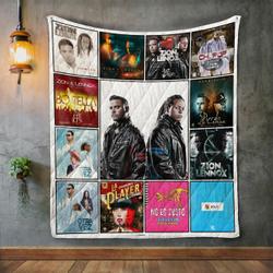 Zion & Lennox Album Covers Quilt Blanket and Home Decor