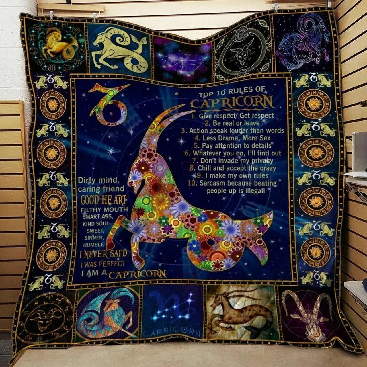Zodiac KC2509416CL Quilt Blanket and Home Decor