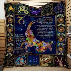 Zodiac KC2509416CL Quilt Blanket and Home Decor