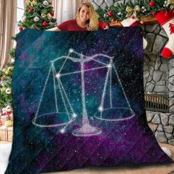 Zodiac Libra X2612 S The Moon 3D Customized Quilt and Home Decor