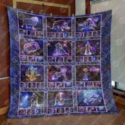 Zodiac Signs Quilt Blanket Ylt6  Quilt and Home Decor