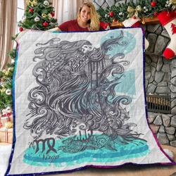 Zodiac Virgo DH 3D Customized Quilt and Home Decor