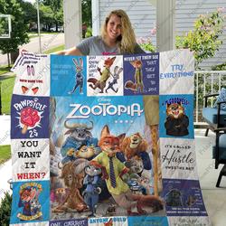 Zootopia Quilt Blanket For Fans Ver 17 and Home Decor
