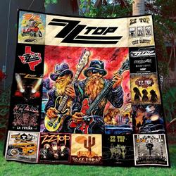 Zz Top 1 Blanket Th1507 Quilt and Home Decor