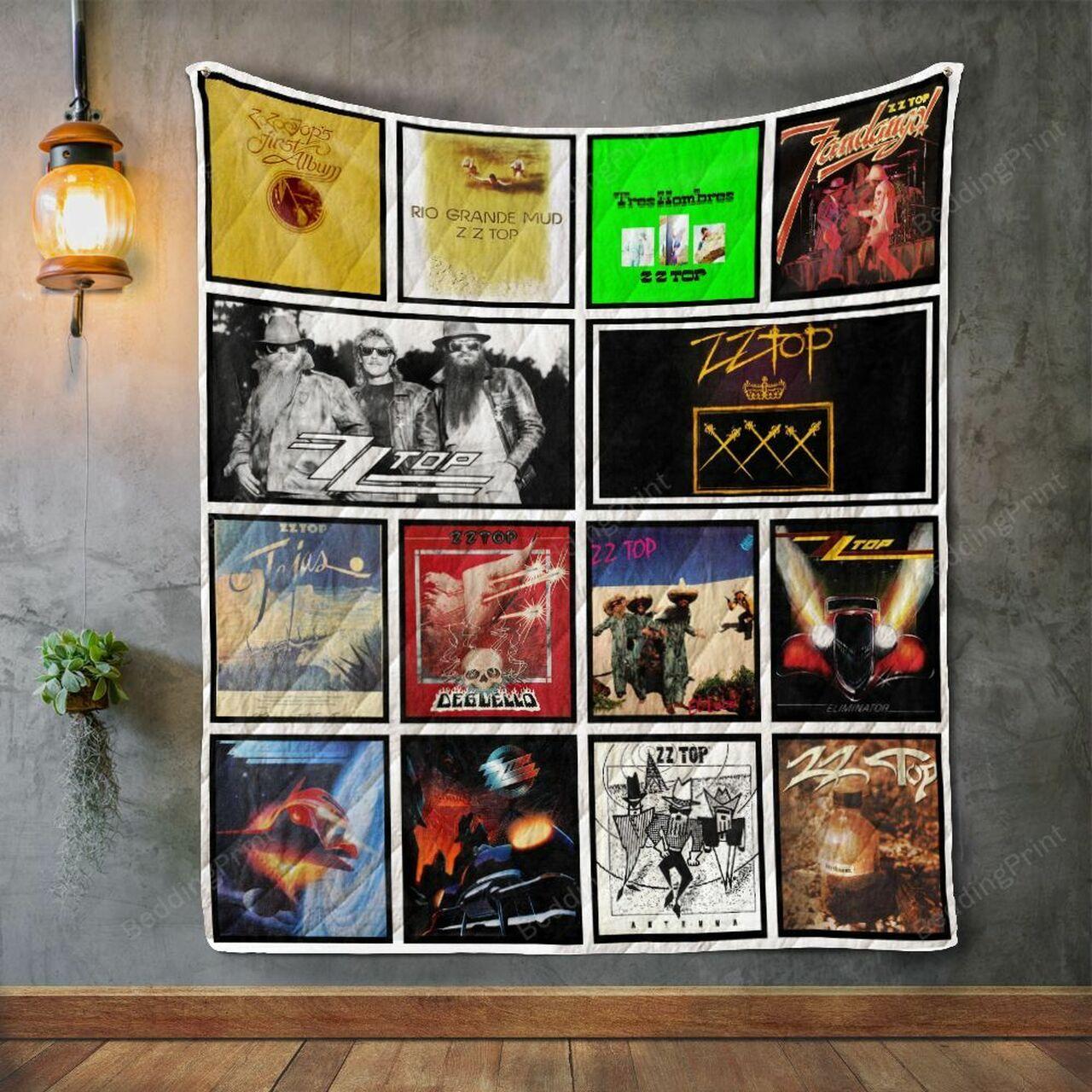 Zz Top Album Covers Quilt Blanket and Home Decor